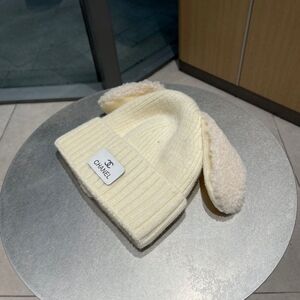 Chanel Teddy Ear Knit Beanie
